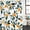 SeaGreen, variant on Burnt Orange Shower Curtain Set - Standard 72" x 72" Washable Bathtub Curtain with 12 Hooks, Spring Summer Botanical Watercolor Waterproof Fabric Stall Shower Curtains for Bathroom/Bathtub Décor
