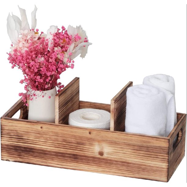 Bathroom Decor Box,Toilet Tank Box ,Toilet Paper Holder Wood Tank Box