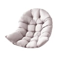 thumbnail image 1 of Almohadillas para colgar, cojín para asiento de columpio de jardín y Patio, cojín para asiento colgante de mimbre y ratán, cesta colgante, cojín de as , Gris claro Gris claro 80x120cm, 1 of 8