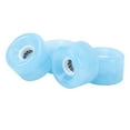 thumbnail image 1 of Ensemble de Roues de Planche à Roulettes Longboard, 4 Pcs Dureté 78A Roues de Remplacement Translucides Clignotantes en PU, 1 of 7