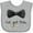 AC-Heather Grey, variant on Inktastic I've Got This Black Bow Tie with Wedding Ring Boys Baby Bib