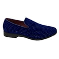 thumbnail image 2 of Men's Dress Shoes Loafer Rhinestone Tuxedo Glitter Stage Fashion, 2 of 4