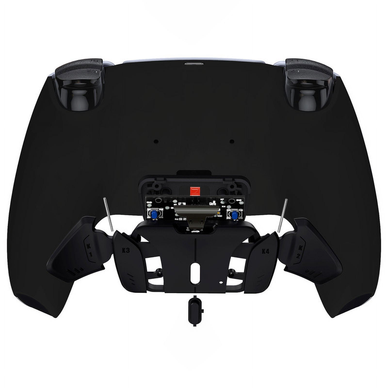 eXtremeRate Back Paddles Programable RISE4 V3 Remap Kit for PS5 Controller BDM-030 040 050, Upgrade Board Black Redesigned Bottom Shell 4 Back Buttons Set for PS5 Controller - NO Controller