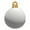 White, variant on 24 In Giant Inflatable Velvet Christmas Balls, Inflatable Flocked Christmas Ball, Large Blow Up Outdoor Velvet Inflatable Christmas Ornaments,Xmas Porch Lawn Yard Holiday