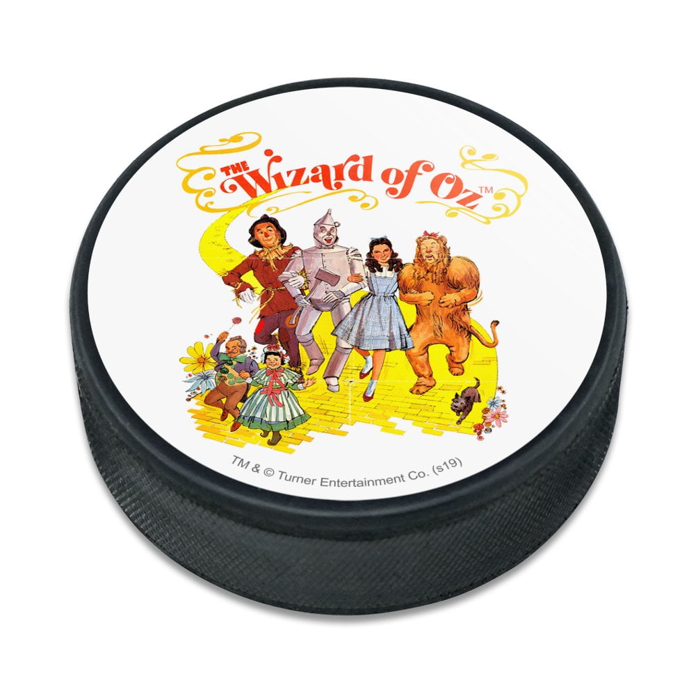 The Wizard of Oz Yellow Brick Road Ice Hockey Puck