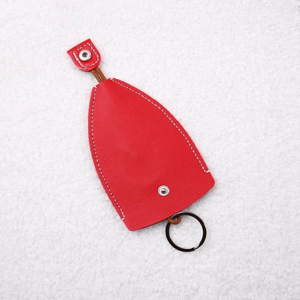 Estuche para llaves extraíble con dibujos animados de corazón de niña, funda protectora creativa de cuero PU para llave de coche, universal
