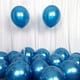 thumbnail image 1 of Globos azules de metal de cromo de 12 pulgadas y 50 paquetes de globos de helio KIRIKOU de espesor para bodas de cumpleaños, duchas de bebés y decoración de fiestas de Navidad de graduación, 1 of 5