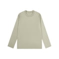 thumbnail image 2 of Bovxnpu Fall Winter Plus Size Tops for Women, Womens Long Sleeve Shirt Tops Loose Casual Fall Thick T Shirts Winter Outs Trendy Clothes, 2 of 3
