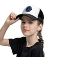 thumbnail image 5 of PAYOHTO Kids Anchors Navy Blue Baseball Hat Back Adjustable Mesh Breathable Hats Black Trucker Cap Outdoor Fishing Sun Caps for Boys or Girls ages 4-10, 5 of 9