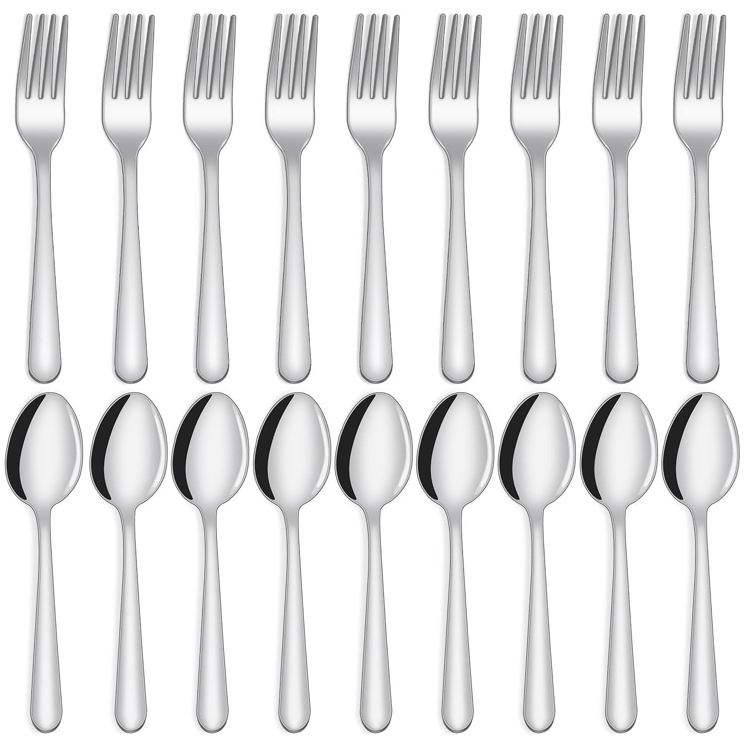 Graze by Cambridge Cassis Mirror 20-Piece Forged Stainless Steel