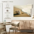 thumbnail image 5 of Elephant Stock Shell On The Beach Wall Art - Horizontal Canvas Wall Art - Living Room Wall Decor - Nautical Canvas - Beige And Gray Decor - 30" x 20", 5 of 8