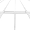 thumbnail image 4 of vidaXL Metal Bed Frame White 150x200 cm King Size, 4 of 5