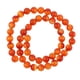 thumbnail image 3 of Gema brillante semipreciosa de 4 mm a 10 mm, cuentas redondas, joyería artesanal, ágata roja 8 mm, 3 of 9