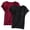 C, variant on Women's Short Sleeve T-shirt Shirts With Bra Padded Bra Crewneck Tunics Tops Comfy Athletic Shelf Bra Active Tees 2PC