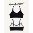 thumbnail image 4 of Fruit of the Loom Girls Sports Bra with Removable Pads, 2-Pack, Sizes (28-38), 4 of 6