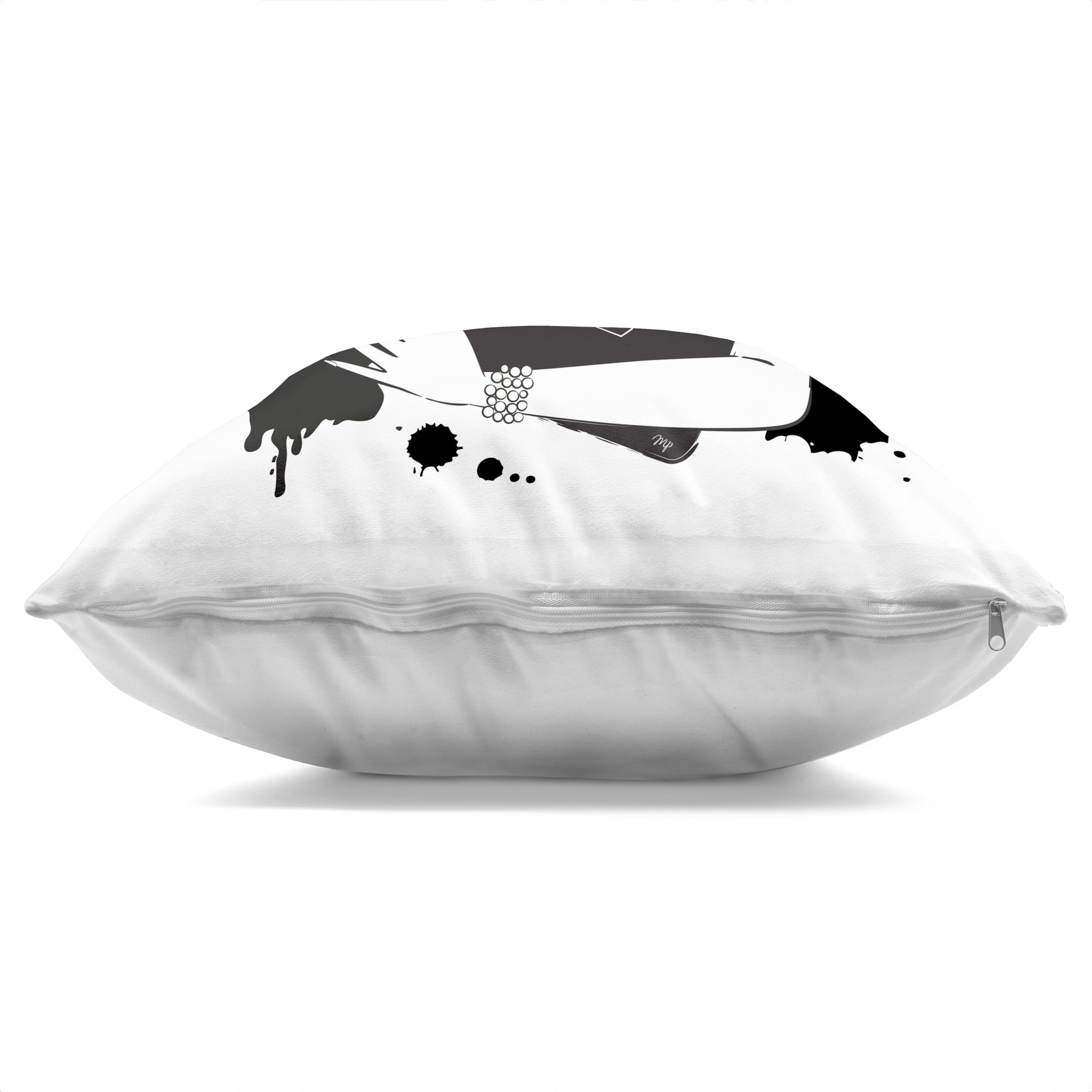 Stupell Industries Black Bag Elegance & Glamour Decorative Printed Throw Pillow, design by Martina Pavlova, 18 x 7 x 18