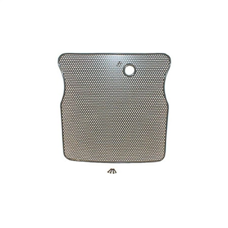 Rugged Ridge by RealTruck Grille Screen for Jeep CJ | Black, Perforated for Better Air Flow | 11213.02 | Compatible with 1955-1986 Jeep CJ