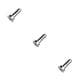 thumbnail image 3 of Cateissary Cabezal de grifo extraíble para fregadero, plástico cromado, Universal para el hogar, Hotel, cocina, ajustes de repuesto, accesorios, Type1 NO1, 3 of 6