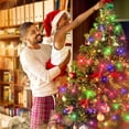 thumbnail image 2 of Christmas Tree Lights - 400 LED Christmas Lights6.6FT x 16 String Lights Christmas Lights with 8 Modes and Memory Function with Timer Function Suitable for Christmas Decorations-Multi-Color, 2 of 7