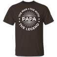 thumbnail image 2 of Papa Man Myth Legend Father's Day Men's Graphic T-Shirt Gift for Dads, 2 of 4