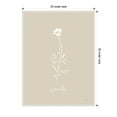 thumbnail image 4 of Amanti Art Delicate Wildflowers IV Framed Canvas Wall Art Print, 4 of 9