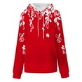 thumbnail image 5 of TIMIFIS Chandails en Molleton pour Femmes Automne Hiver Mode Manches Longues Imprimé Graphique Chandails en Molleton Décontractés à Capuche avec Poche, 5 of 5