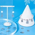 thumbnail image 3 of 36Pcs 6 Styles Stainless Steel Pendants Word Message Charms Pendants for DIY Necklace Bracelet Jewelry Making Accessories Hole: 1.5mm, 3 of 6
