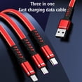 thumbnail image 5 of 3-In-1 Multi-Device Mobile Phone Charging Cable 3.5A High-Power Fast Charging 3 Times Speed-Up Charging Cable IOS/Type-C/Android Interface Digital Devices, 5 of 9