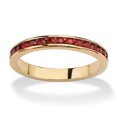 thumbnail image 1 of Bracelet Empilable en Pierre de Naissance Simulée en Plaqué Or, 1 of 5