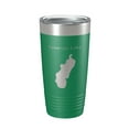 thumbnail image 1 of Saratoga Lake Map Tumbler Travel Mug Insulated Laser Engraved Coffee Cup New York 20 oz Green, 1 of 1