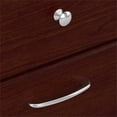 thumbnail image 3 of Bowery Hill Transitional Engineered Wood L-Computer Desk with Hutch in Cherry, 3 of 7