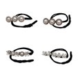 thumbnail image 1 of Lazy Flower Hairpin Meatball Head Dispositivo Para El Cabello Vintage Pearl Flower Hair Headpiece Moyic CE008219-05, 1 of 6