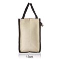 thumbnail image 3 of Personalized Initial Canvas Beach Bag, Monogrammed Gift Tote Bag for Women, 3 of 5