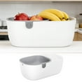 thumbnail image 6 of Double Layer Pistachio Bowl with Shell Storage and Holder, Pistachio Dish Hides Shells, Durable Snack Bowl, Double Layer Colander & Bowl for Fruits & Vegetables, 8.46x4.84X3.15inch, 6 of 8