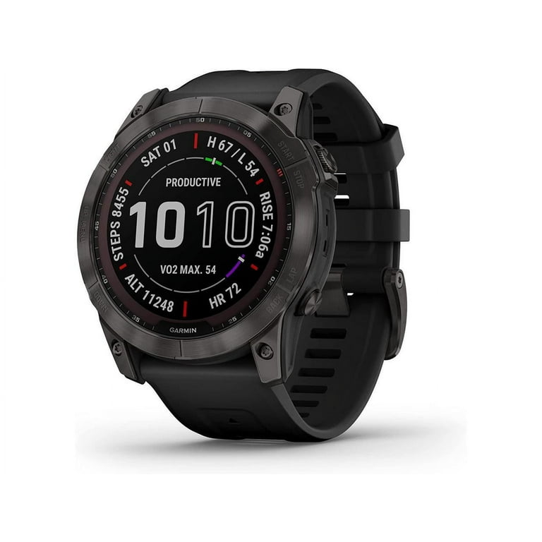 その他 GARMIN - GARMIN FENIX 7X Sapphire Dual Power Garmin fenix 7X Sapphire Solar, Multisport GPS Watch, Solar