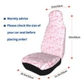thumbnail image 6 of Haiem Ribbon Bow Printed Car Seat Covers Set of 2, Universal Fit Car Seat Covers,Protective Seat Covers,Comfortable Car Seat Covers, Easy Installation Seat Covers, 6 of 9