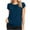 Navy-11, variant on Mittory Womens Summer Tops Dressy Casual Short Sleeve Tunic Chiffon Blouse Business Pleated Loose Flowy Shirts