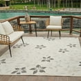 thumbnail image 5 of Rug Branch Alfombra Floral Vintage Indoor Area Rug, Cream Grey - 5'x7', 5 of 7