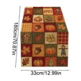 thumbnail image 3 of Fall Table Runner,Buffalo Plaid Pumpkin Autumn Harvest Thanksgiving Dining Table Decor for Home Party, 3 of 6