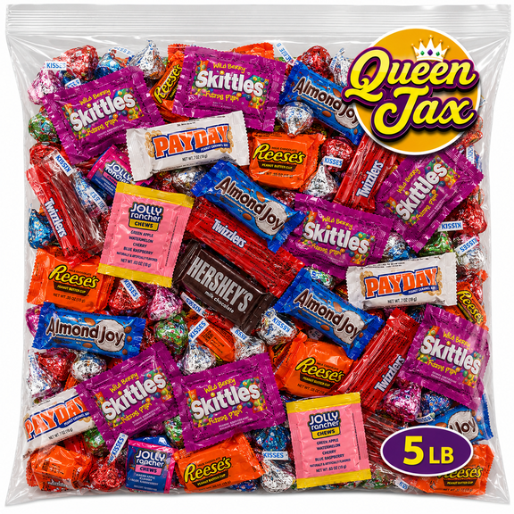 Chocolate and Candy Variety Pack - 5 LB Assorted Chocolate Candy Bulk - Bulk Candy Bag Candy Mix -Bulk Individually Wrapped Candy - Chocolates - Variety Candy Bag