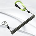 thumbnail image 2 of 5pcs Fishing Missed Rope Anti-lost Spiral Spring Lure Pliers Lanyard Wire Rope Enhanced, 2 of 10
