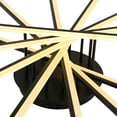 thumbnail image 5 of Wildnix Modern Pendant Chandelier Light, 7 LED Rods, Adjustable Brightness, Remote Control, Acrylic and Iron Material, Contemporary Style, 5 of 6