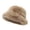 BD30_Khaki, variant on Lumtrix Faux Fur Winter Hats For Women Winter Christmas Stocking Stuffers Fluffy Solid Color Cap Khaki One Size