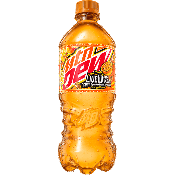 Mountain Dew Live Wire. 20 Oz Bottle -24-pack