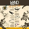 thumbnail image 3 of WYND Blocker Wind Resistant Sunglasses Motorcycle Riding Dry Eye Glasses (Model 331 Red/Smoke Lens), 3 of 8