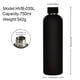 thumbnail image 2 of 2025 Nuevas botellas de agua de 750 ml, 25 oz, doble pared, acero inoxidable, vacío, metal, para deportes, viajes, camping y senderismo, cantimploras para bebidas calientes/frías, 2 of 3