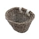 thumbnail image 1 of Cesta de mimbre para bicicleta Zulema Cesta de ciclismo manillar impermeable tejido a mano ajustable gris oscuro, 1 of 8