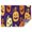 Purple Halloween Jack, variant on Purple Halloween Pumpkins Bats and Spiders Rectangle Tablecloth 60"x84",Waterproof Polyester Rectangle Table Cloth, Wipeable Spillproof Polyester Tablecloth for Dining, Camping, Indoor and Outdoor
