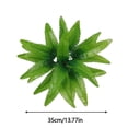 thumbnail image 3 of 1Pack Lifelike Light Impervious Man Made Fern Fern Green With Realistic Fern Stems Ideal Artificial Outdoor Flowers, 3 of 9
