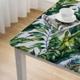 thumbnail image 4 of BANET Tablecloth, Palm Colored Forest Themed Print, Rectangular Table Cover for Dining Room Kitchen Decor White, 4 of 7